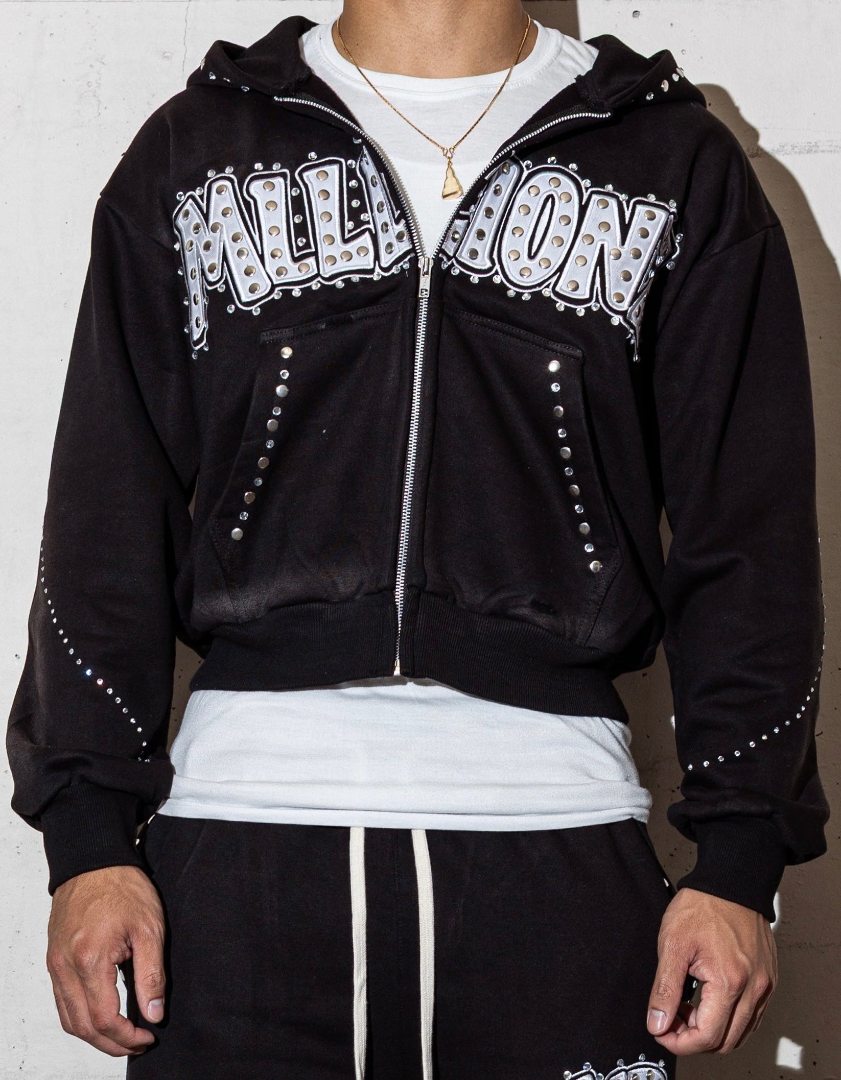 Dirt N Diamonds Zip-up (Black)